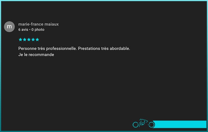 Évaluation de MD Micro Services sur Google par Marie France Maiaux