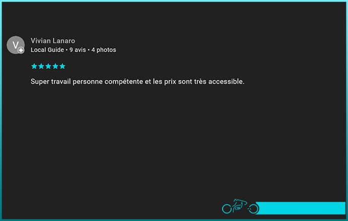 Avis client - MD Micro Services sur Google par Vivian Lanaro
