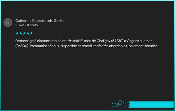 Évaluation de MD Micro Services sur Google par Catherine Ruckebusch-Garlin